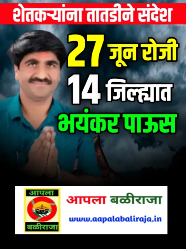 Panjab Dakh : आजचा हवामान अंदाज