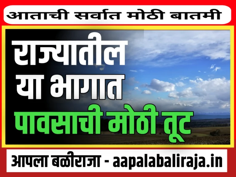 India Meteorological Department :  या भागात पावसाची मोठी तूट राहणार