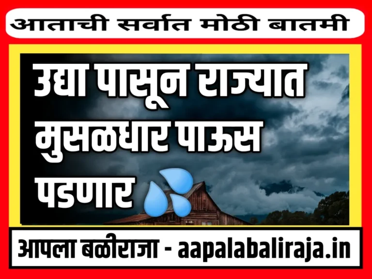 India Meteorological Department : उद्याचे हवामान अंदाज ! लगेच पहा