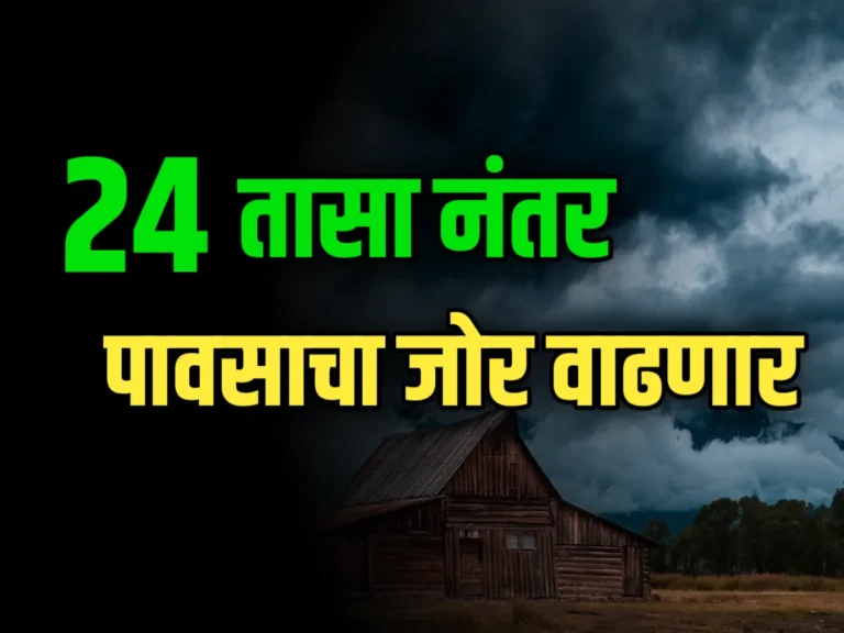 Weather : उद्याचे हवामान | 24 तासानंतर पावसाचा जोर वाढणार