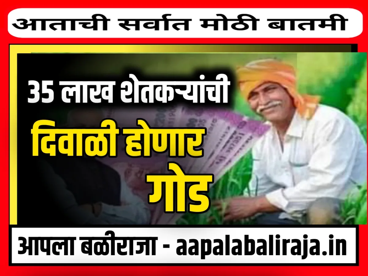 Crop Insurance : 35 लाख शेतकऱ्यांच्या खात्यात नुकसान भरपाई जमा होणार