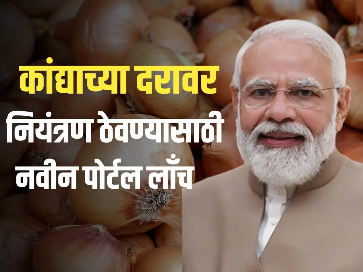 Onions Market कांदा बाजारावर नियंत्रण ठेवण्यासाठी नवीन पोर्टलची योजना