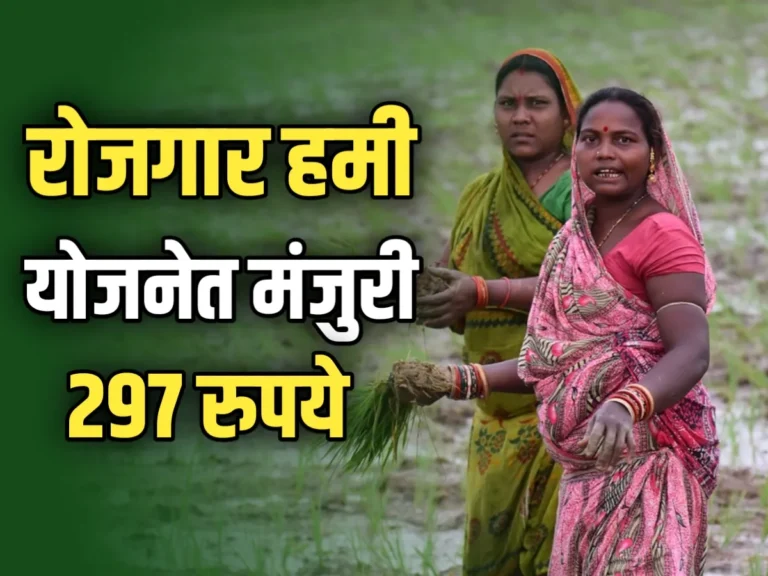 MGNREGA Wages : रोजगार हमी योजनेतील मजुरी आता 297 रुपये