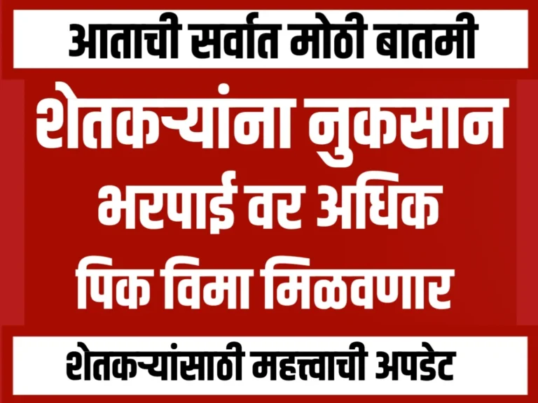 Crop Insurance : आता पीक नुकसानीवर अधिक 'पीक विमा' भरपाई मिळणार!