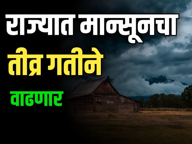 Weather imd : मॉन्सूनचा वेग राज्यात वाढला