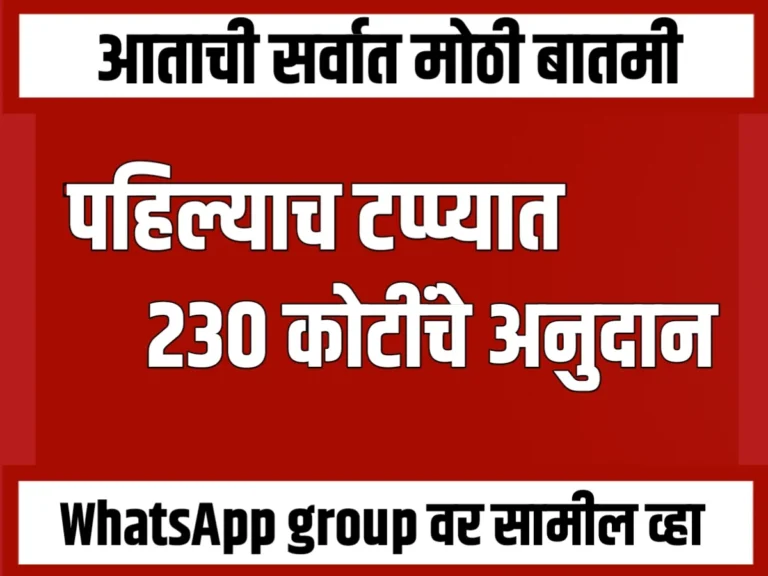 POCRA Subsidy : पहिल्या टप्प्यात बुलडाणा जिल्ह्यात 230 कोटींचे अनुदान