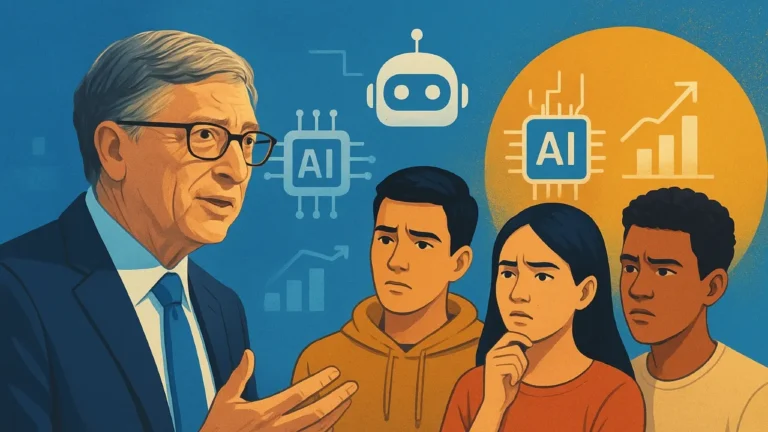 बिल गेट्सचा Gen Z ला इशारा: AI मुळे एंट्री-लेव्हल नोकऱ्या धोक्यात!